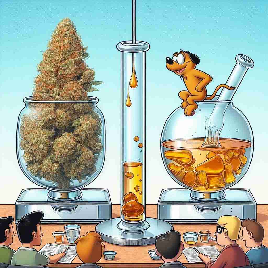 thc flower vs concentrates