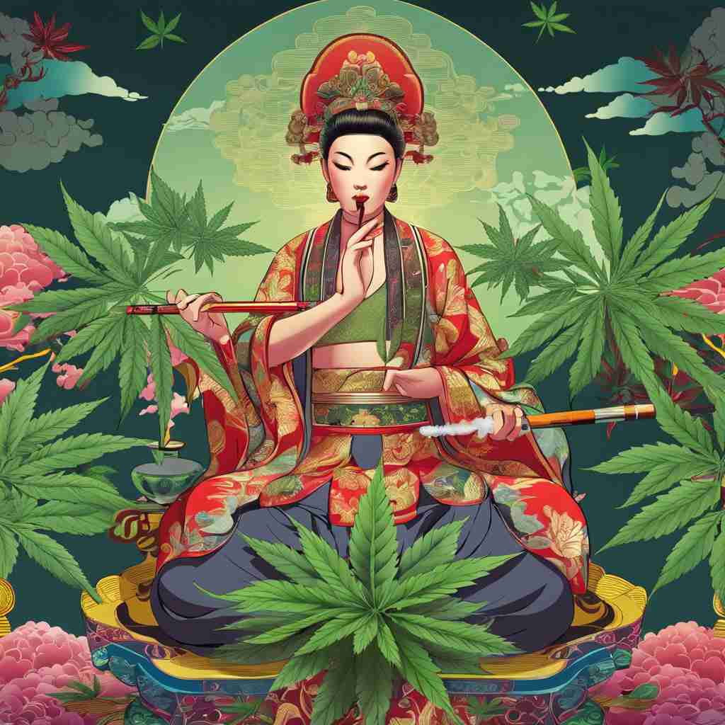 THC Cartridge, origins of cannabis vaping created in China.